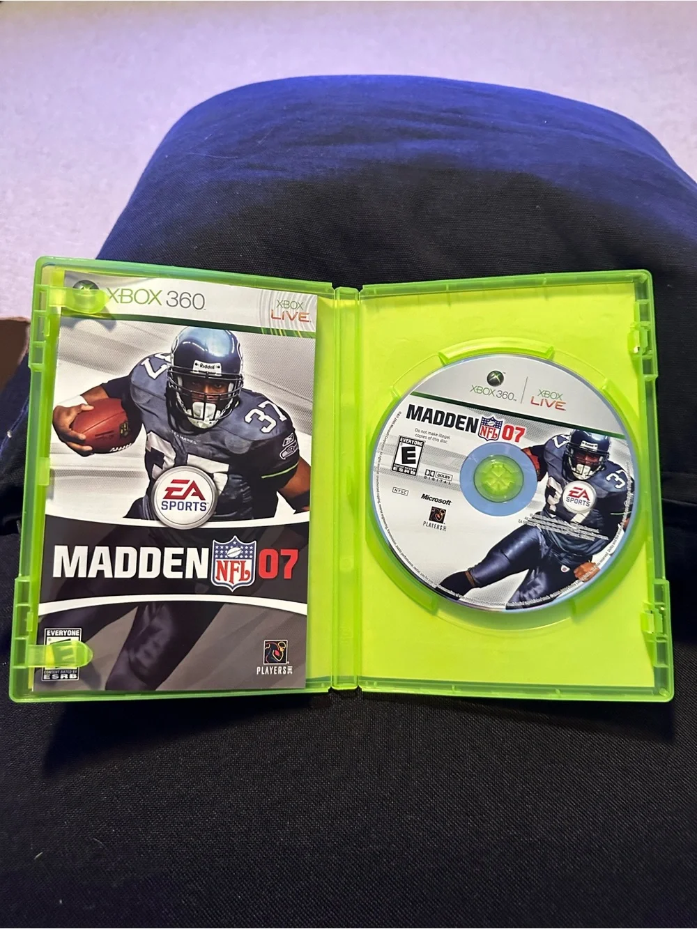 Microsoft Xbox Game Case - Neon Green and Black